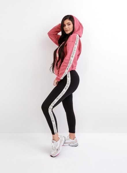 kylie jenner adidas pink hoodie 